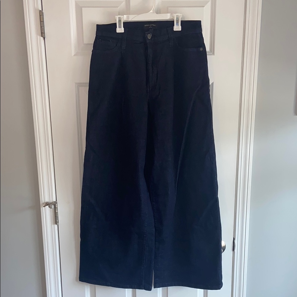 Banana Republic Dark Indigo Wide-Leg Jeans